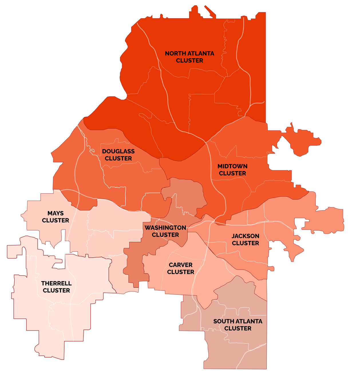 Political Cluster Map